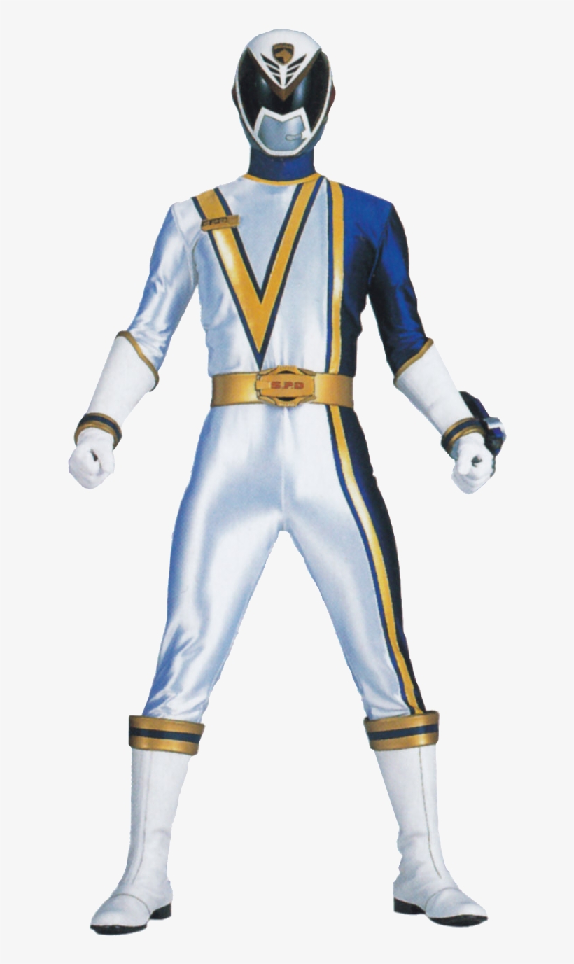 Prspd-omega - Power Rangers Spd White Ranger, transparent png #1536687