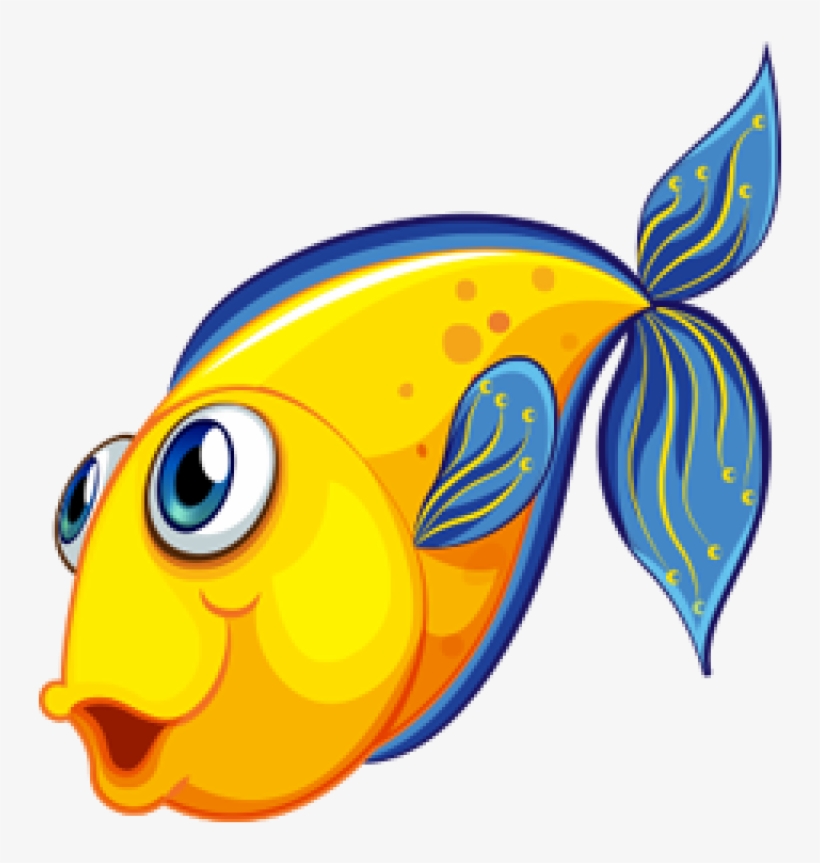 Fish Drawing Clip Art - Cartoon Fish Png, transparent png #1536862