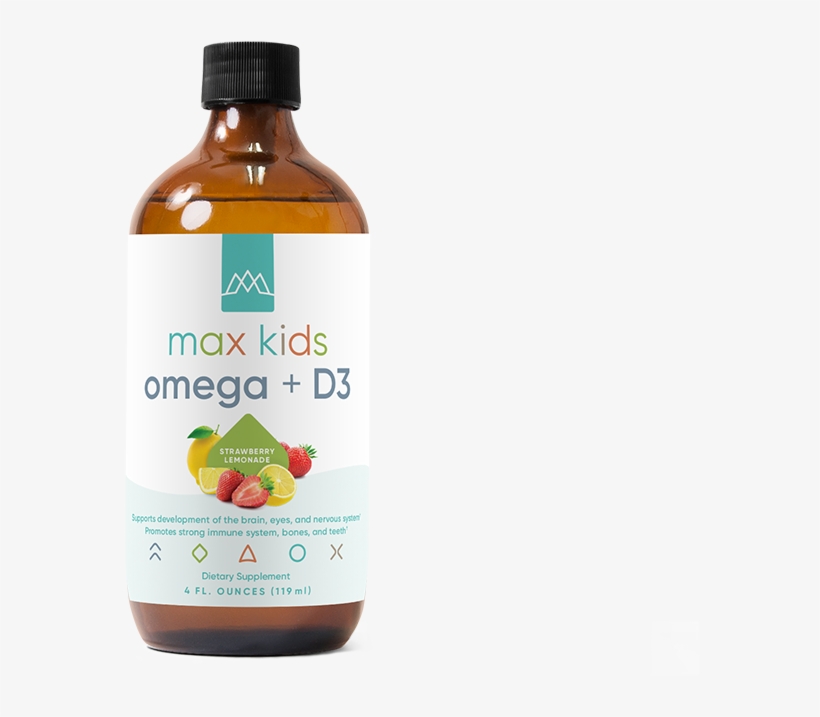 Max Kids Omega D3, 4 Fl - Vitamin D, transparent png #1537212