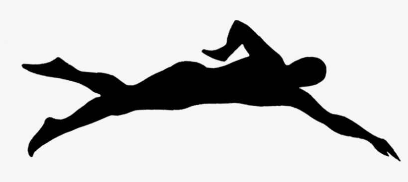 Swimming - Person Swimming Silhouette Png, transparent png #1537335