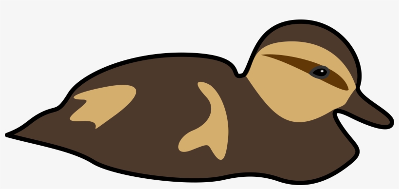 This Free Icons Png Design Of Swimming Duckling, transparent png #1537547
