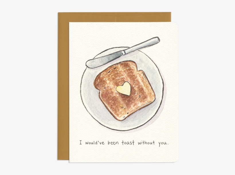 Thankful Toast Card - Thank You Breakfast, transparent png #1537576