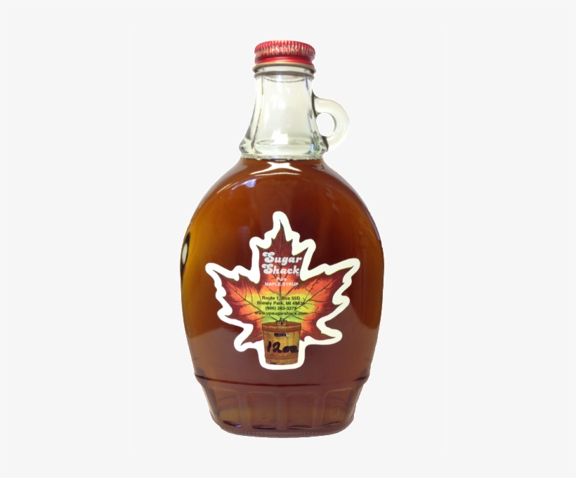 Glass Pure Maple Syrup - Maple Syrup Bottle Transparent, transparent png #1537606