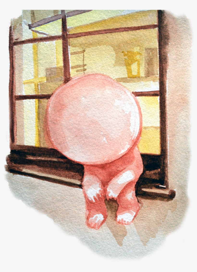 A Series Of Watercolors That Illustrate The Quiet Spaces - Plywood, transparent png #1537624