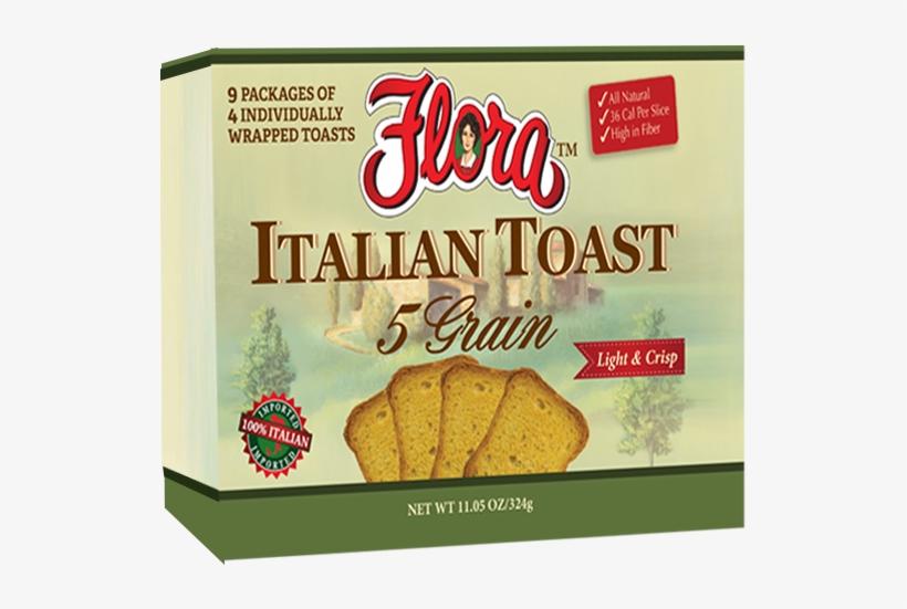 Italian Hard Toast 5grain - Melba Toast, transparent png #1537752
