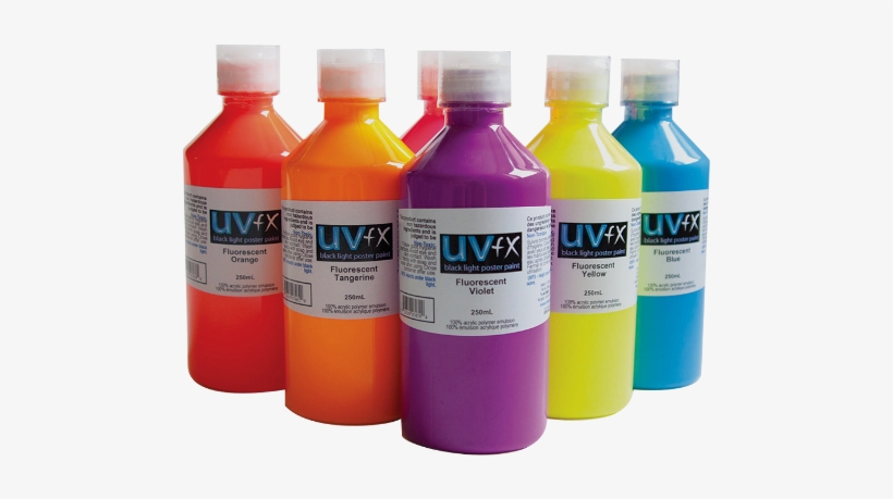 Tri-art Uvfx Uv Reactive Paint - Tri-art Uvfx Black Light Poster Paint - Black, 120, transparent png #1538099