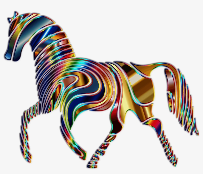 Download - Psychedelic Horse, transparent png #1538166