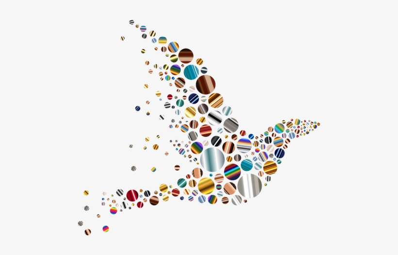 Psychedelic Circle Bird 2, transparent png #1538234