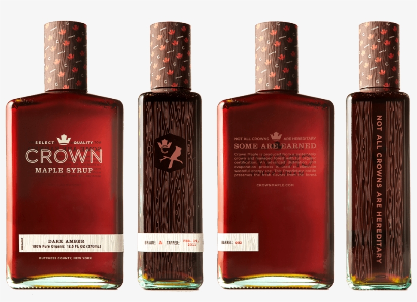 Bottles Allsides - Crown Maple Syrup, transparent png #1538278