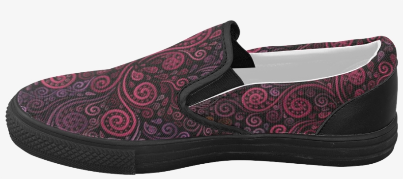 Psychedelic 3d Rose Women - Slip-on Shoe, transparent png #1538297