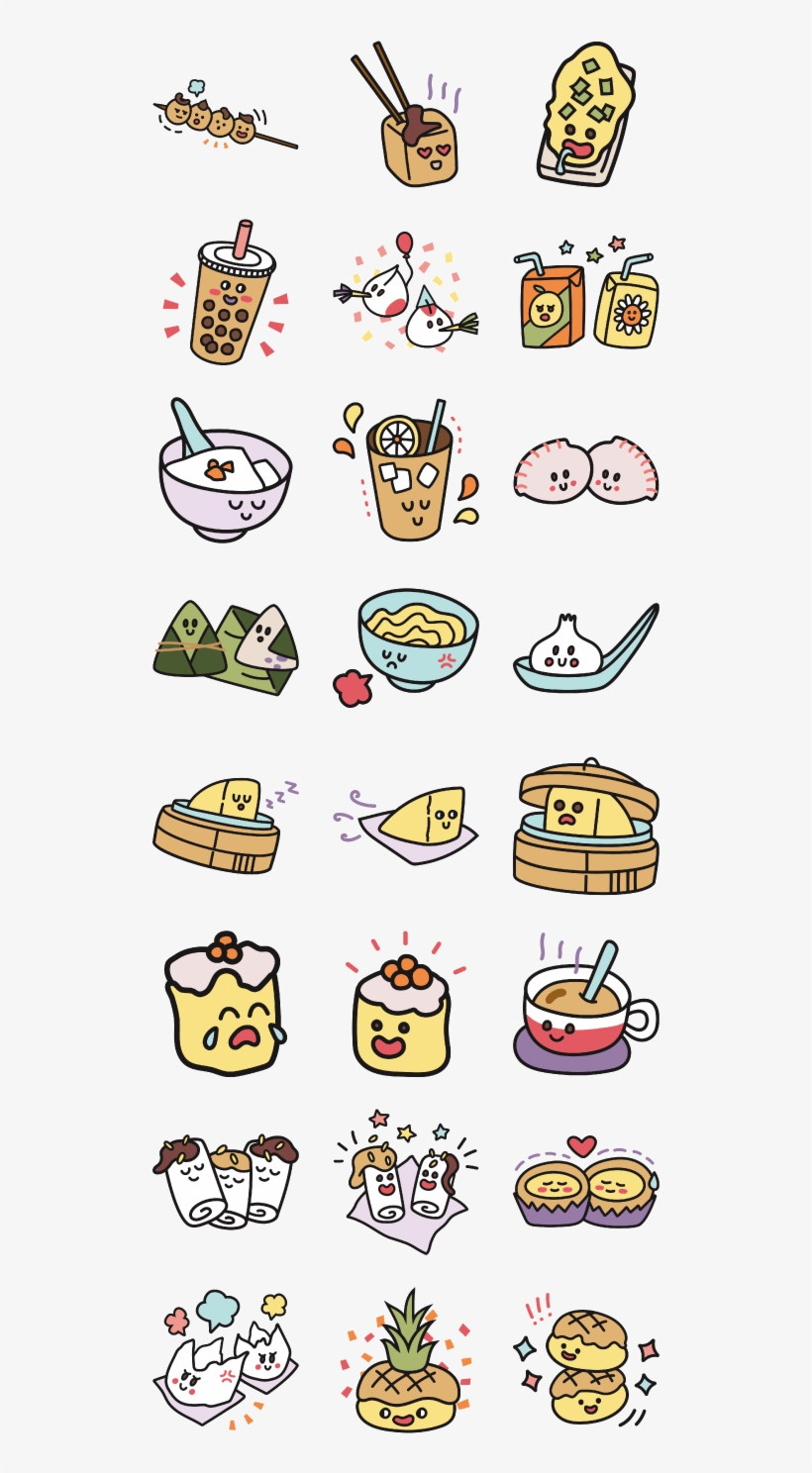 Hong Kong Noms Kat J - Hk Street Food Cartoon, transparent png #1538306