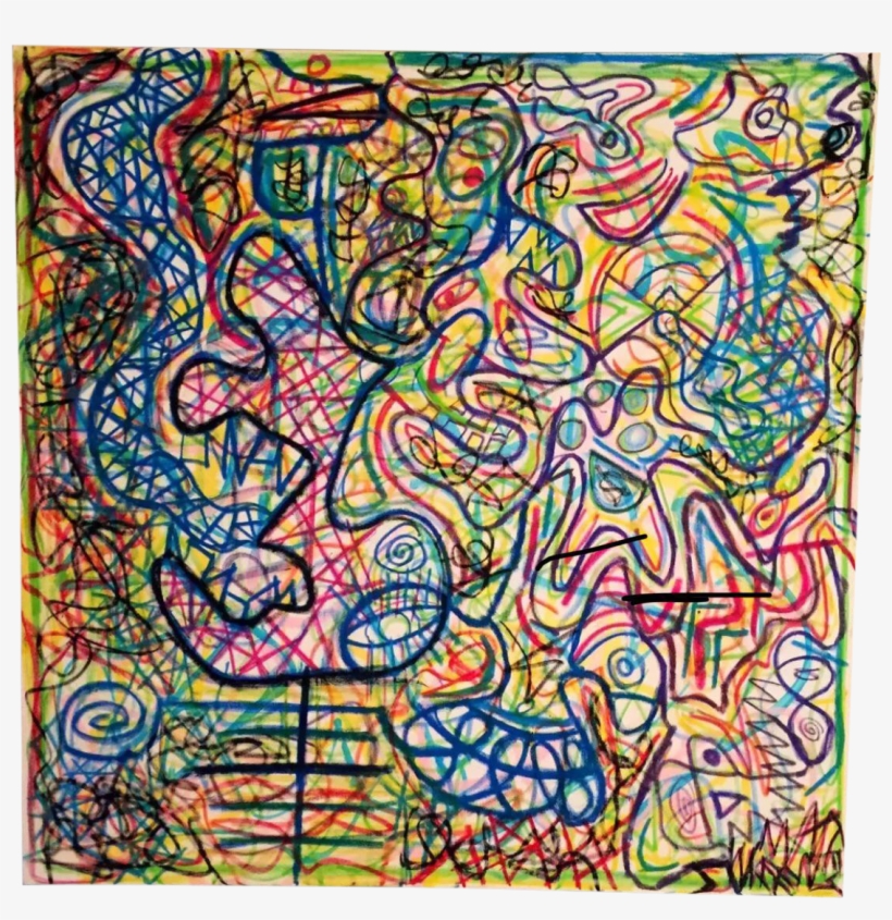 Transparent Download Oil Stick On Canvas Chairish - Drawing, transparent png #1538346