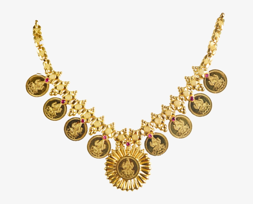 Pourvika N 9376 12 Kerala Traditional Gold Necklace - Kerala Traditional Gold Necklace, transparent png #1538406