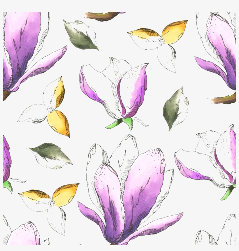 Purple Psychedelic Flower Cartoon Transparent - Yellow, transparent png #1538523