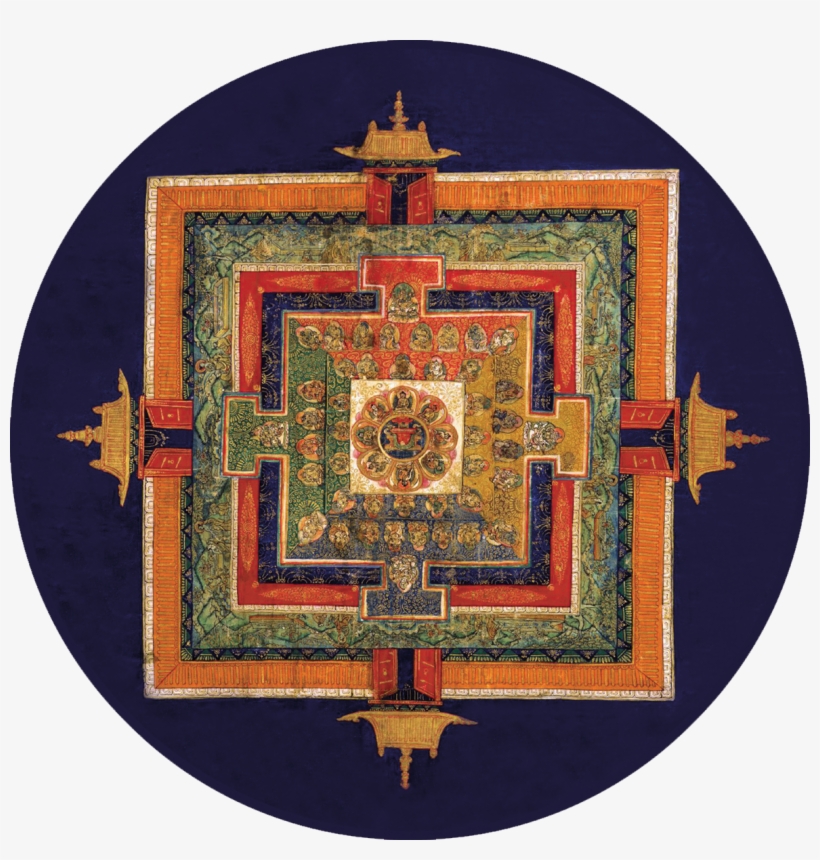 Mandala 91 Medicine Buddha - Medicine Buddhas Mandala, transparent png #1538603