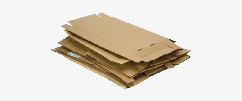 101kib, 506x281, Cardboard - Broken Down Cardboard Boxes, transparent png #1538791