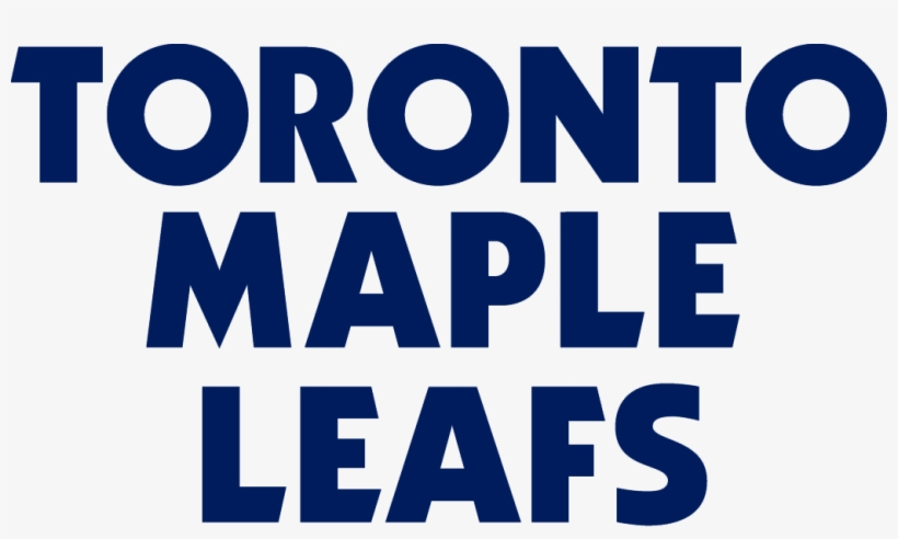 File - Mapleleafswordmark - Maple Leafs De Toronto Logo, transparent png #1538934