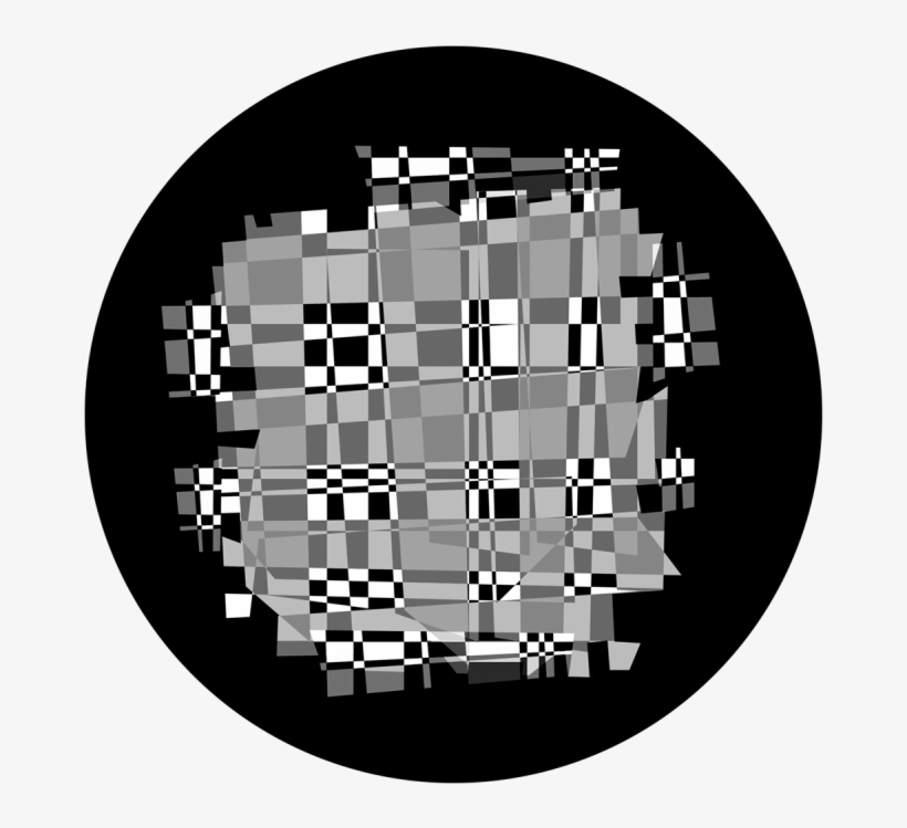 Psychedelic Checkerboard - Apollo Psychedelic Checkerboardglass Gobo Sr-0198, transparent png #1539061