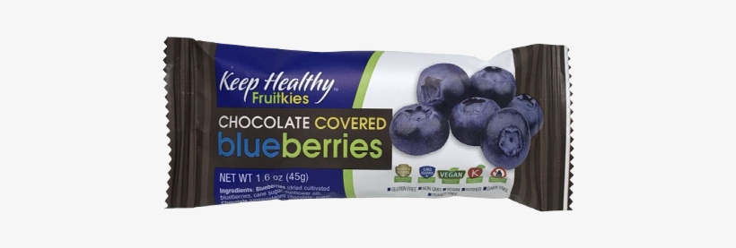 Keep Healthy Fruitkies Chocolate Covered Blueberries, transparent png #1539062