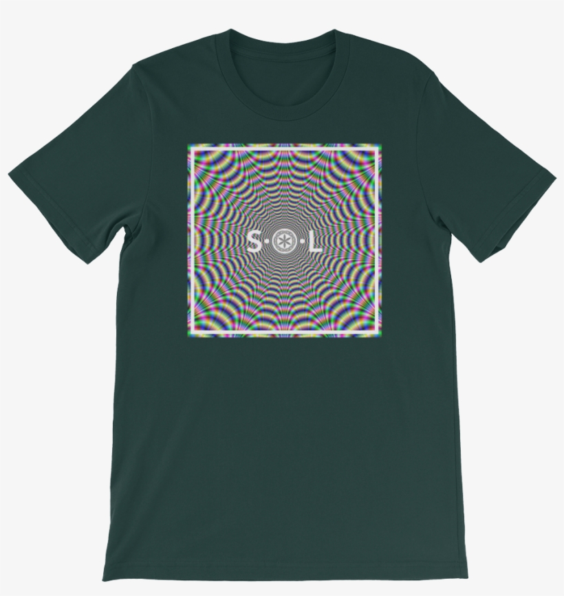 L Psychedelic T-shirt - T-shirt, transparent png #1539131