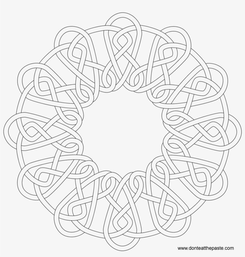 Mandala-119 - Coloring Book, transparent png #1539210