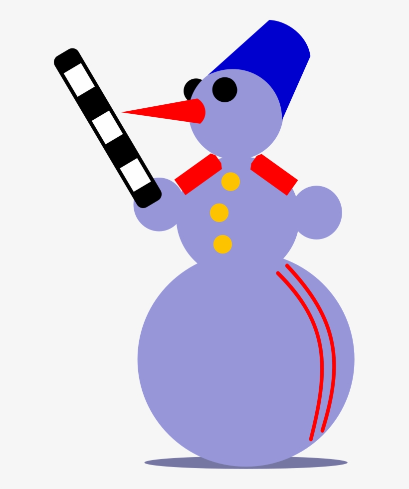 How To Set Use Snowman Traffic Cop Clipart, transparent png #1539915
