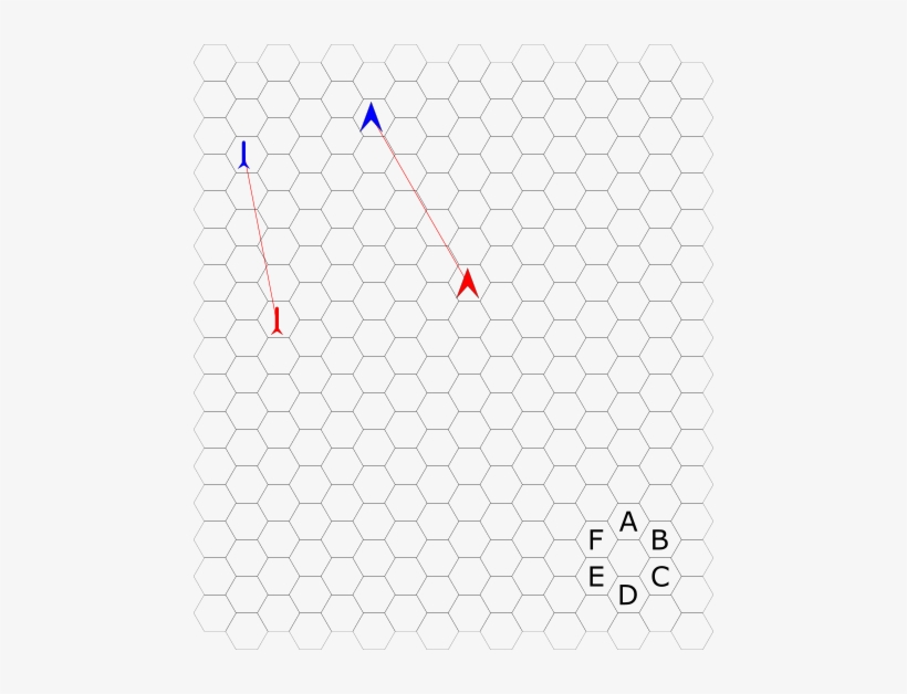 If The Intercept Hex Is Within The Torpedo's Thrust - Net, transparent png #1540014