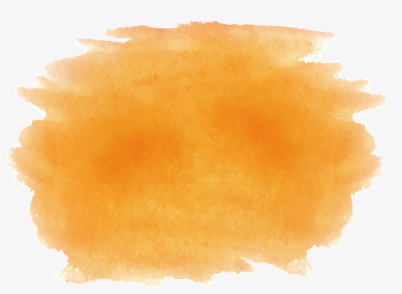 Report Abuse - Orange Water Color Brush Stroke Png, transparent png #1541166