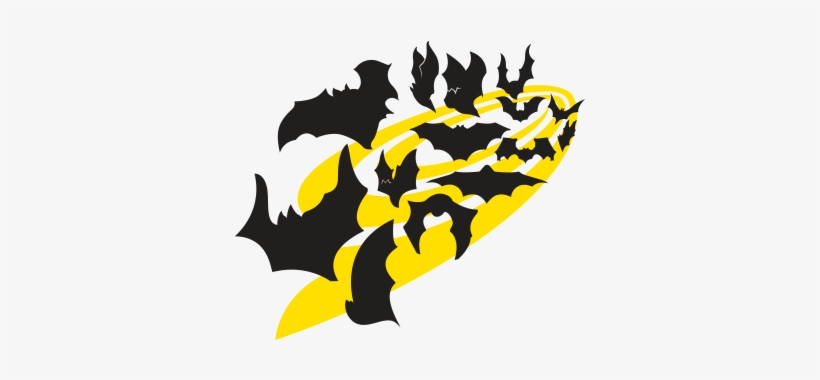Here Are A Bunch Of Freehand Vector Bats - Emblem, transparent png #1541353