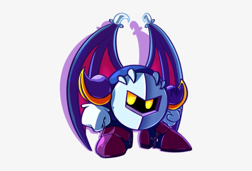 Made A New Version Of My Old Meta Knight Drawing Drawing - Drawing, transparent png #1541688