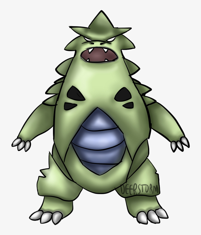 I Drew Tyranitar For My Little Brother - Cartoon, transparent png #1541713