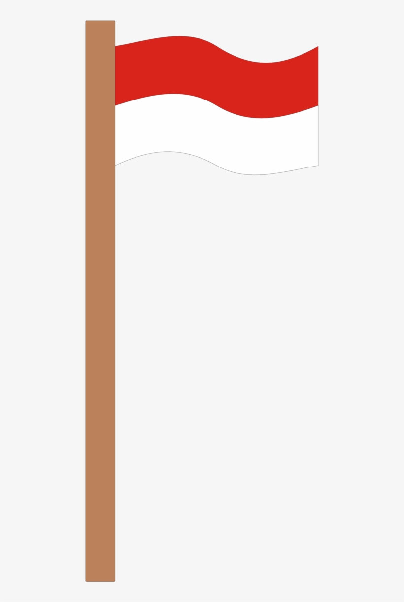 I Love Indonesia - Tiang Bendera Indonesia Vector, transparent png #1541879