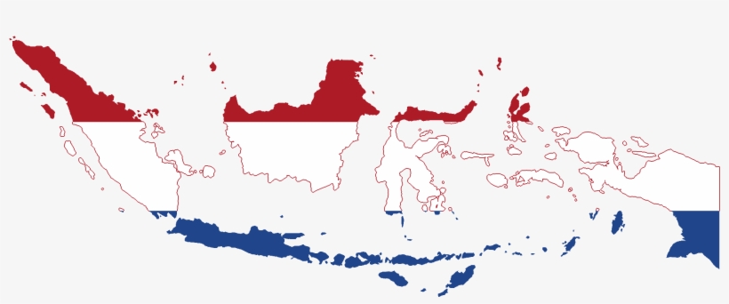 Flag Map Of Dutch East Indies - Dutch East Indies Png, transparent png #1542272