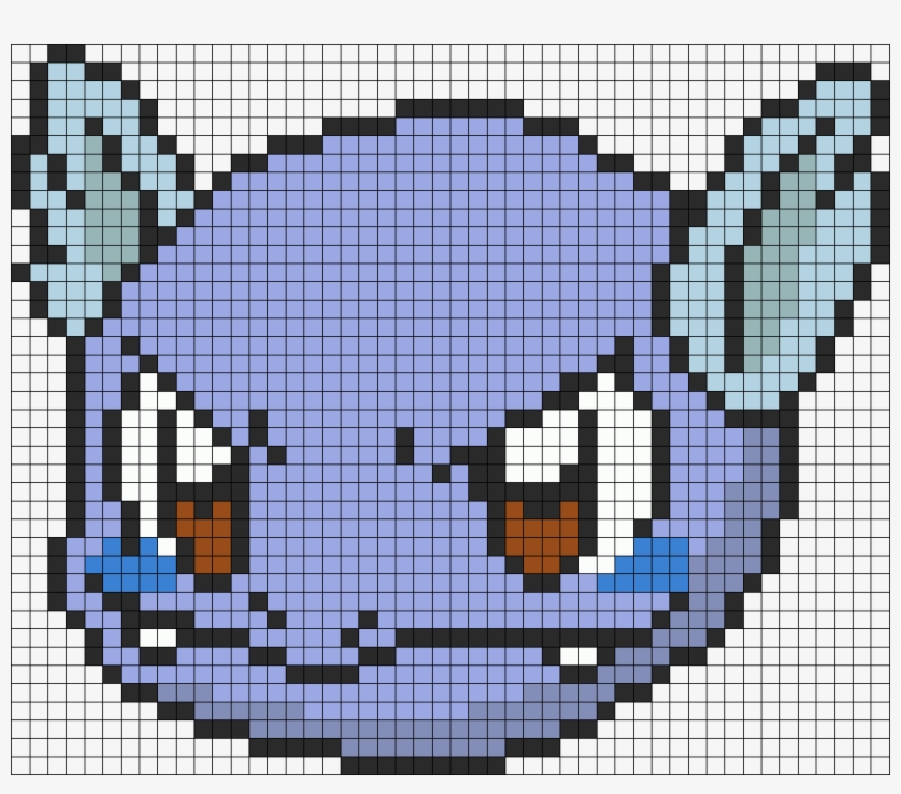 Pokemon Battle Trozei Wartortle Perler Bead Pattern - Wartortle I Perler, transparent png #1542476