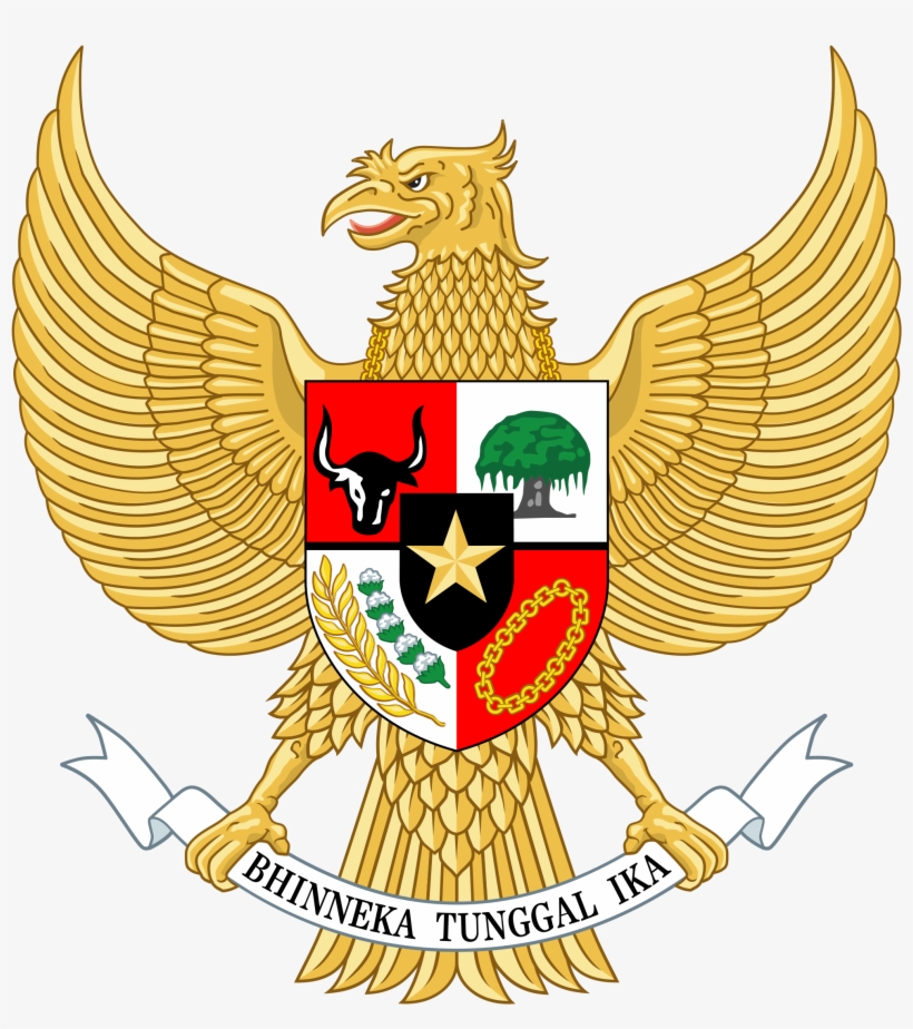 National Emblem Of Indonesia - Lambang Garuda, transparent png #1542477