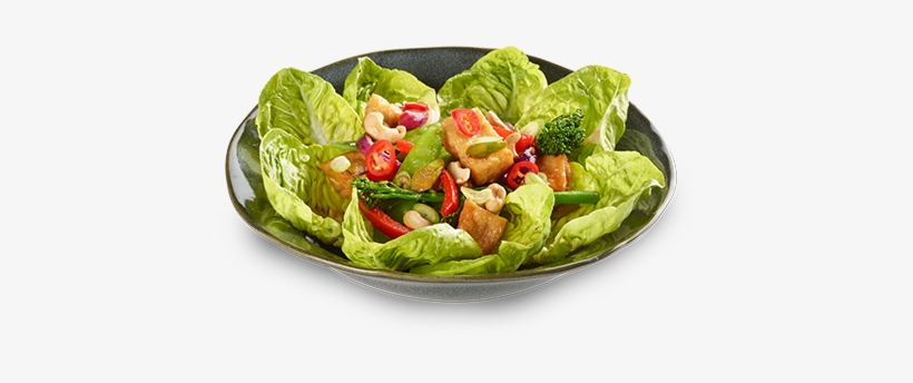 Web Vegan Tofu Chilli Salad - Vegan Food Dish Png, transparent png #1542558