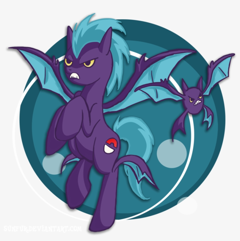 Sunfur, Crobat, Pokémon, Ponified, Safe - Cartoon, transparent png #1542599