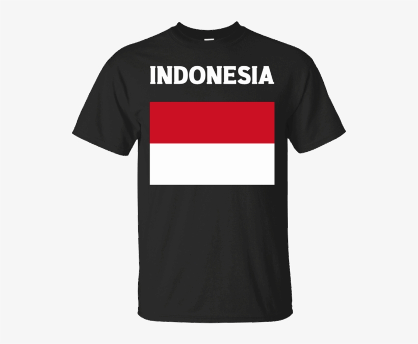 Indonesia T Shirt Indonesian Flag Tee Shirt Https - I D Rather Be Fishing Shirt, transparent png #1542731