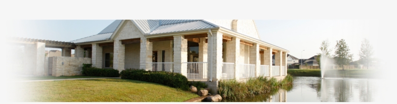 Homes Across The Lake With Fountain - Texas, transparent png #1543085