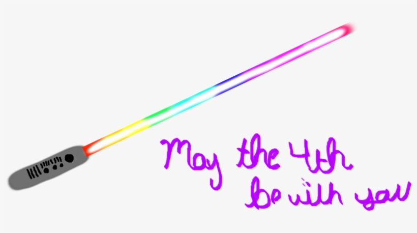 My Own Lightsaber By Oreo - Openclipart, transparent png #1543105