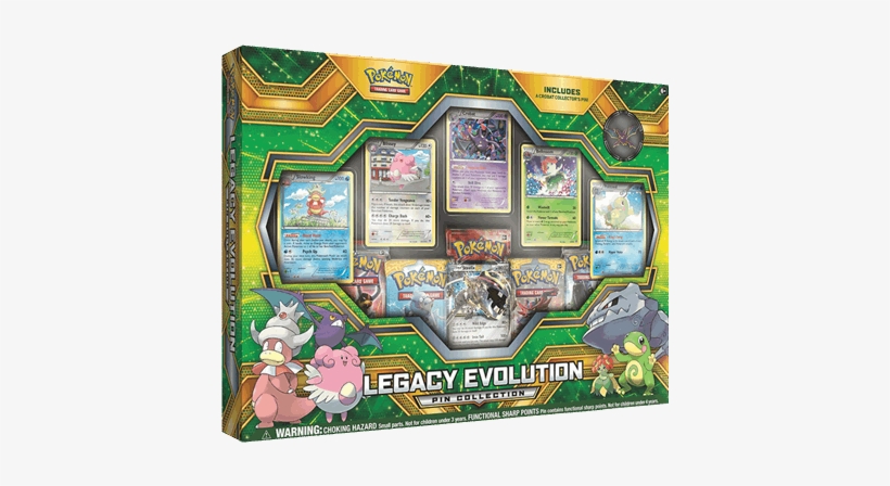 Pokemon Legacy Evolution Pin Collection Box, transparent png #1543350