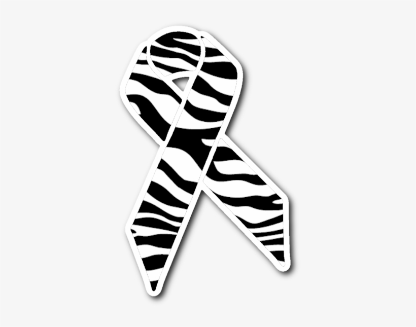 Free Download Awareness Ribbon Clipart Awareness Ribbon - Zebra Ribbon For Rare Disease, transparent png #1543796