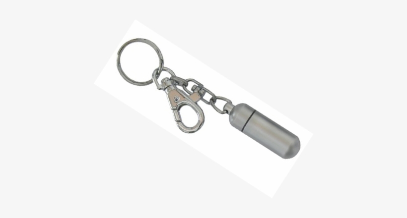Satin Chrome Oil Vial Keychain, transparent png #1544394