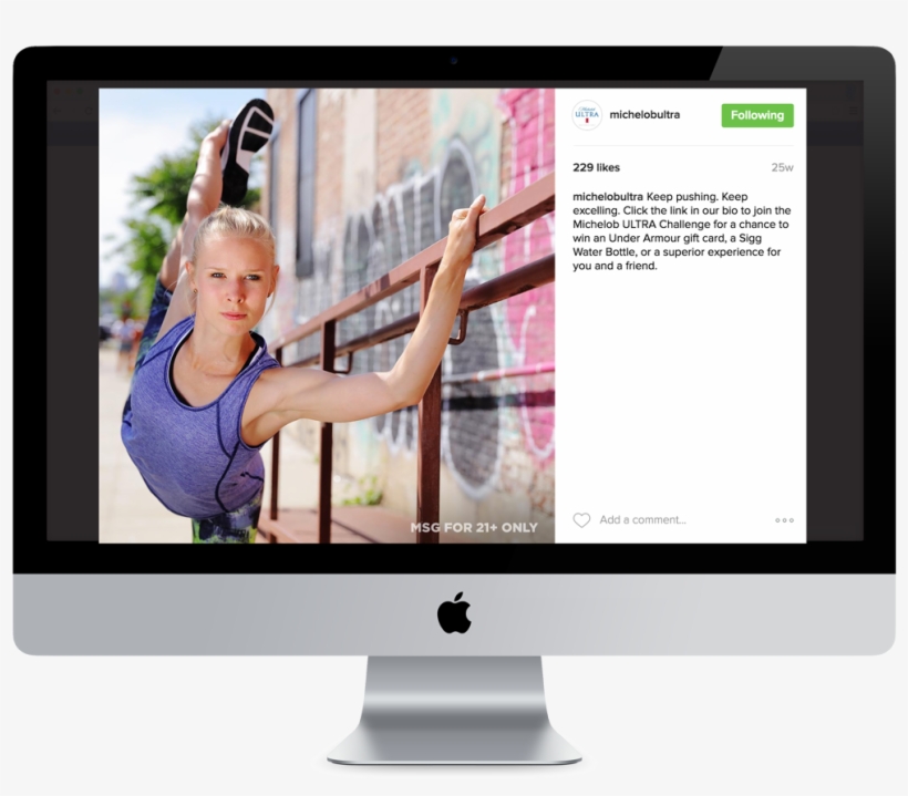 Michelob Ultra Social Video On Ultra's Facebook Page - Diseño Web 2015, transparent png #1544585