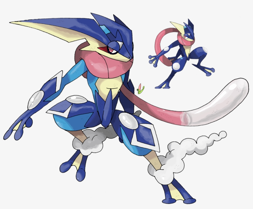 Mega Greninja - Green Ninja Pokemon Mega Evolution, transparent png #1544608