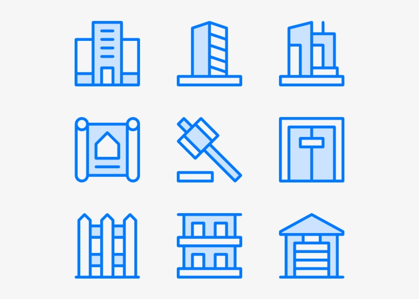 Real Estate 25 Icons - Publishing, transparent png #1544638