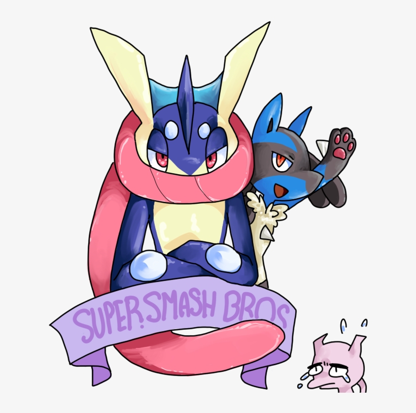 0 0 Super Smash Bros - Lucario And Greninja, transparent png #1544658