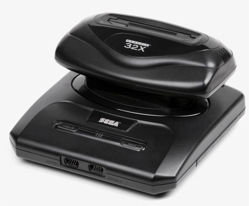 Sega Genesis Model2 32x - Sega 32x, transparent png #1544687