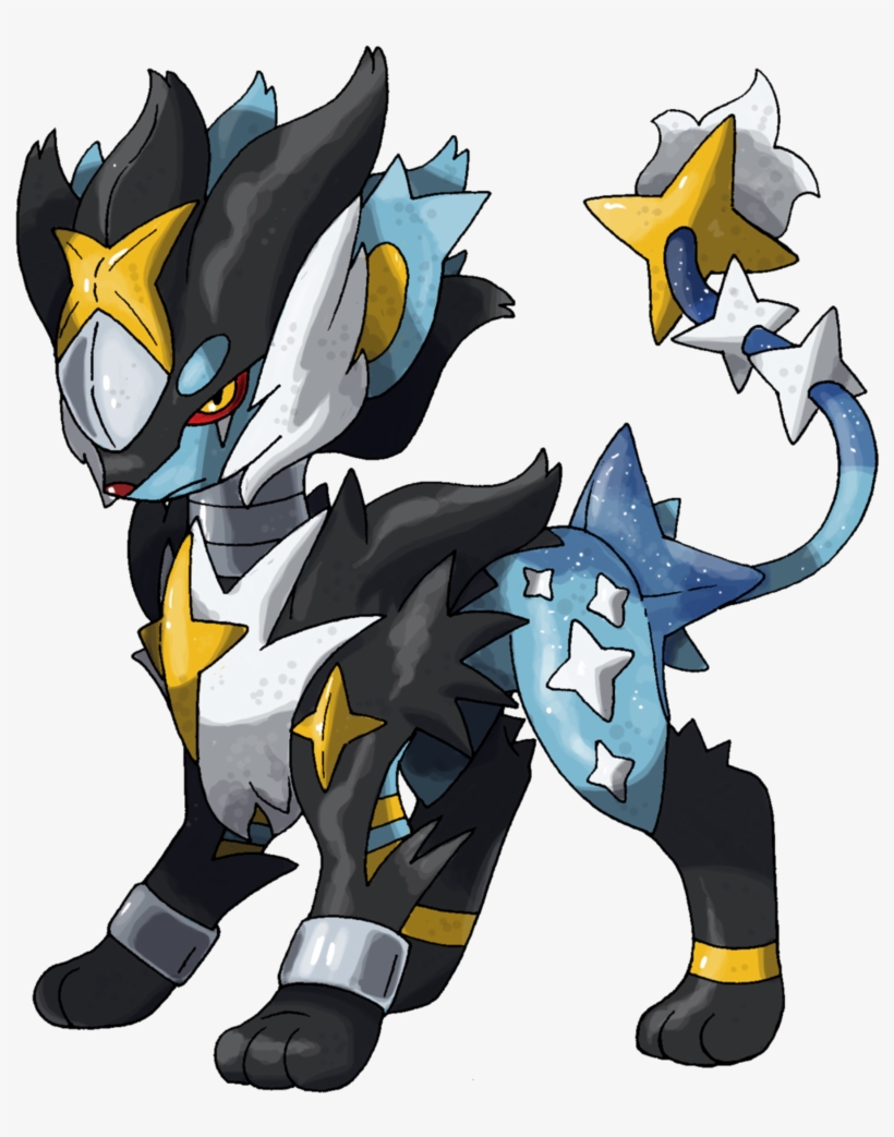 Mega Luxray By Pyroaura98-d7hebc6 - Luxray Mega, transparent png #1544777