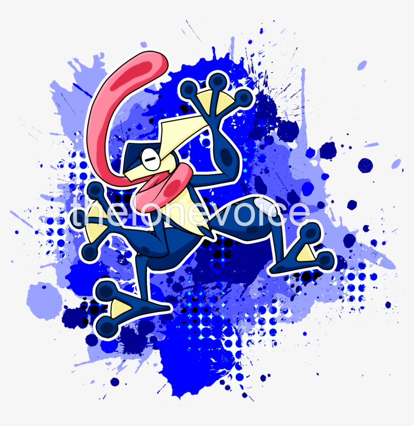 Png - Greninja Fanart Ssb4, transparent png #1545184